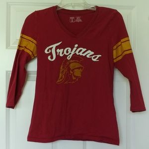 USC Trojans 3/4 Sleeve Tee